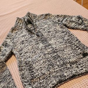 Mexx Men’s Black & White Zip Sweater